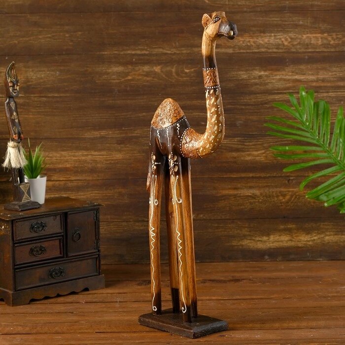 Сувенир "Верблюд с резным горбом" от компании Интернет-гипермаркет «MALL24» - фото 1