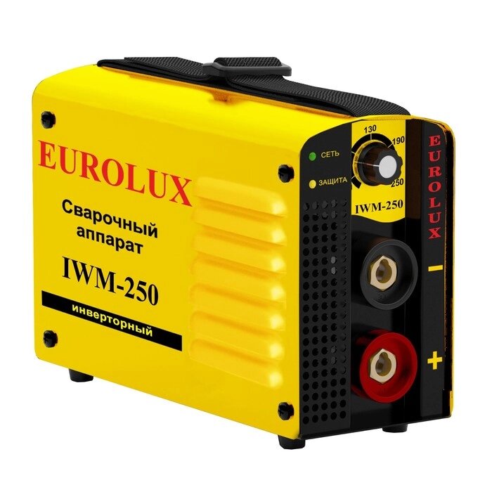 Сварочный аппарат инверторный Eurolux IWM250, 220 В, 10-250 А, IP21, дуга 30 В, 1.6-6 мм от компании Интернет-гипермаркет «MALL24» - фото 1