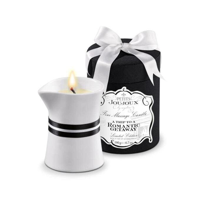 Свеча - аромасло для массажа Romantic, Getaway имбирь, 190 г от компании Интернет-гипермаркет «MALL24» - фото 1