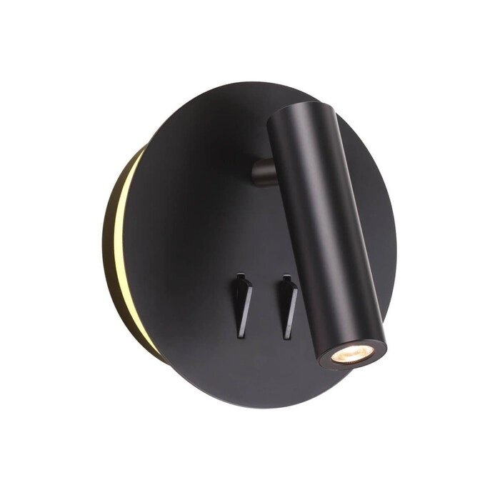 Светильник Beam, 9Вт LED, 3000К, 363лм, цвет чёрный от компании Интернет-гипермаркет «MALL24» - фото 1