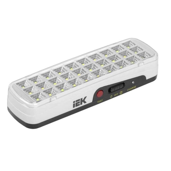 Светильник ДБА 3926 аккумулятор 3ч 3Вт IEK LDBA0-3926-30-K01 от компании Интернет-гипермаркет «MALL24» - фото 1