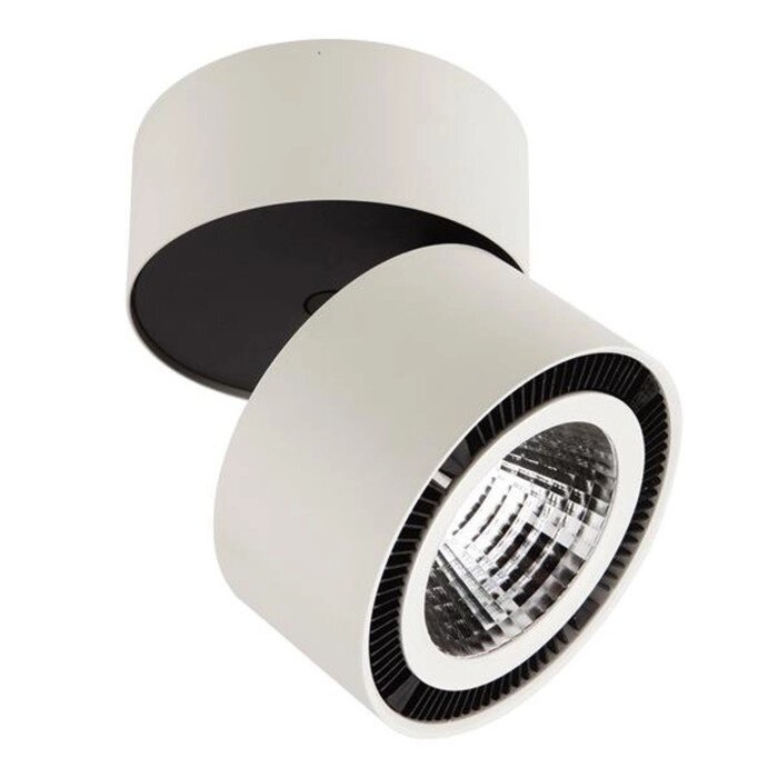 Светильник FORTE 40Вт LED 3000K белый 12,6x12,6x12,9см от компании Интернет-гипермаркет «MALL24» - фото 1