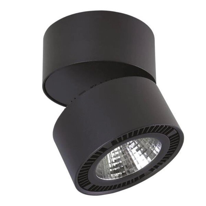 Светильник FORTE 40Вт LED 3000K черный 12,6x12,6x12,9см от компании Интернет-гипермаркет «MALL24» - фото 1