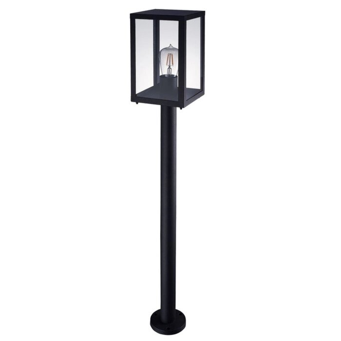 Светильник ландшафтный Arte Lamp Belfast A4569PA-1BK, E27, 60 Вт, 15х15х100 см, чёрный от компании Интернет-гипермаркет «MALL24» - фото 1