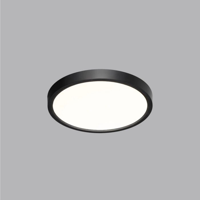 Светильник настенно-потолочный Sonex. Alfa black, 18Вт, Led, 25х230х230 мм, цвет чёрный от компании Интернет-гипермаркет «MALL24» - фото 1