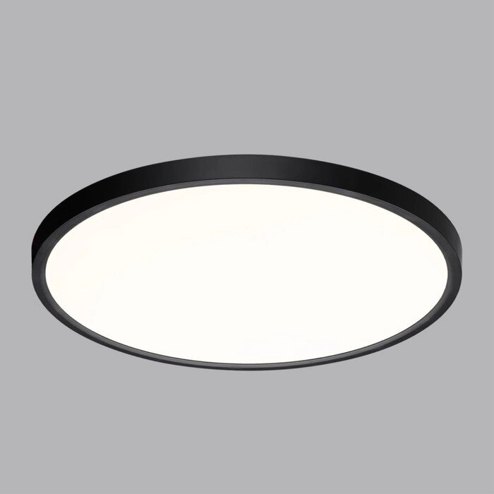 Светильник настенно-потолочный Sonex. Alfa black, 40Вт, Led, 25х495х495 мм, цвет белый, чёрный от компании Интернет-гипермаркет «MALL24» - фото 1