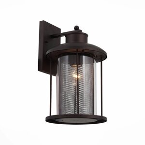 Светильник настенный E27, 1x60W, 23x39,2 см, цвет прозрачный, тёмный кофе