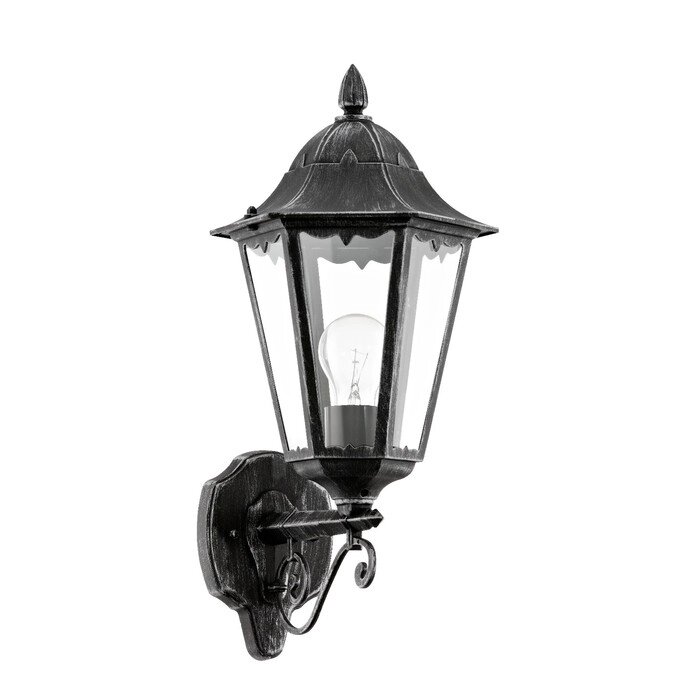 Светильник NAVEDO, 60Вт, E27, IP44, цвет черный, серебро от компании Интернет-гипермаркет «MALL24» - фото 1