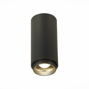 Светильник потолочный GU10, 1x50W L100xW100xH123 220V, без ламп, 13x5,9 см, цвет чёрный