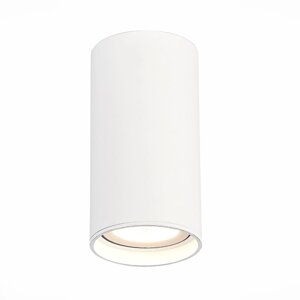 Светильник потолочный GU10, 1x50W L100xW100xH123 220V, без ламп, 14x7,5 см, цвет белый