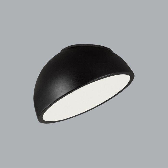 Светильник потолочный Sonex. Pluto black, 11Вт, Led, 100х200х200 мм, цвет белый, чёрный от компании Интернет-гипермаркет «MALL24» - фото 1