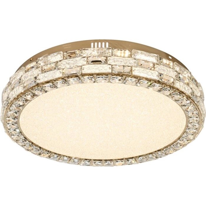 Светильник потолочный Stilfort 4014/03/06C Gabbana, 1х80Вт, LED, 600х600 мм, пульт ДУ, 2800-6500К, 5900Лм, цвет золото от компании Интернет-гипермаркет «MALL24» - фото 1