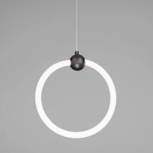 Светильник Rim, 15Вт LED, 880лм, 4200К, цвет чёрный