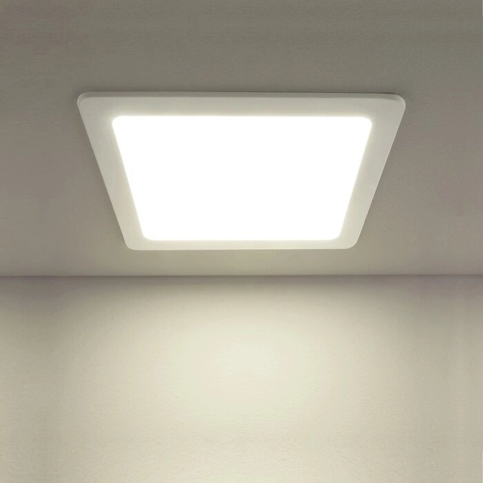 Светильник светодиодный DLS003, 18 Вт, 4200К, LED, цвет белый, d=205мм от компании Интернет-гипермаркет «MALL24» - фото 1