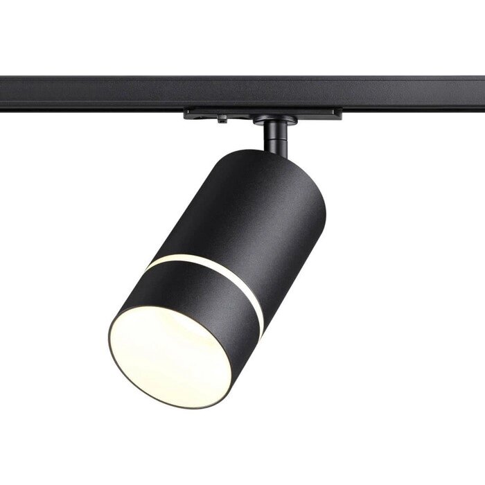 Светильник трековый ELINA, 9Вт GU10, 1-Ф, цвет черный от компании Интернет-гипермаркет «MALL24» - фото 1