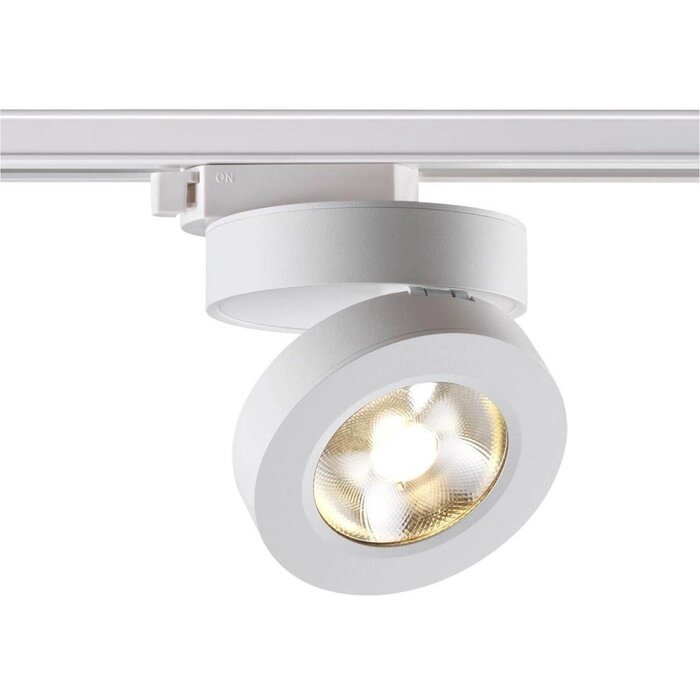 Светильник трековый PORT 1-Ф, 12Вт LED, 3000К, 960лм, цвет белый от компании Интернет-гипермаркет «MALL24» - фото 1