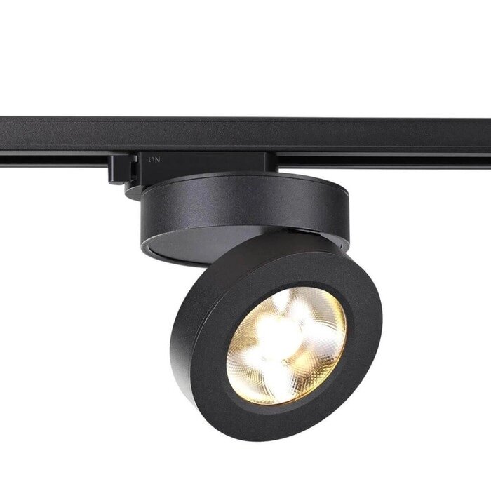 Светильник трековый PORT 1-Ф, 12Вт LED, 3000К, 960лм, цвет черный от компании Интернет-гипермаркет «MALL24» - фото 1