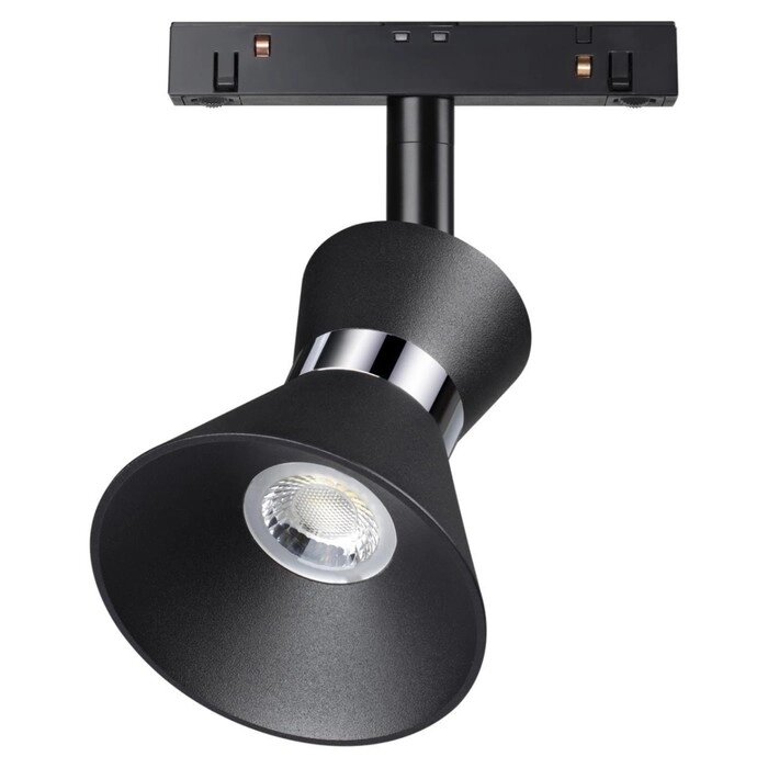 Светильник трековый SHINO 1-Ф, 10Вт LED, 4000К, 800лм, цвет черный/хром от компании Интернет-гипермаркет «MALL24» - фото 1