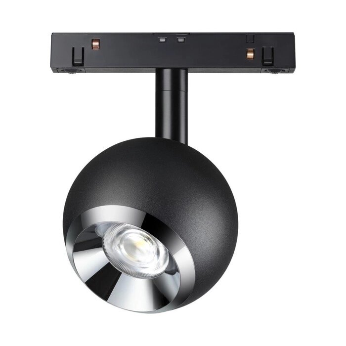 Светильник трековый SHINO 1-Ф, 10Вт LED, 4000К, 850лм, цвет черный/хром от компании Интернет-гипермаркет «MALL24» - фото 1