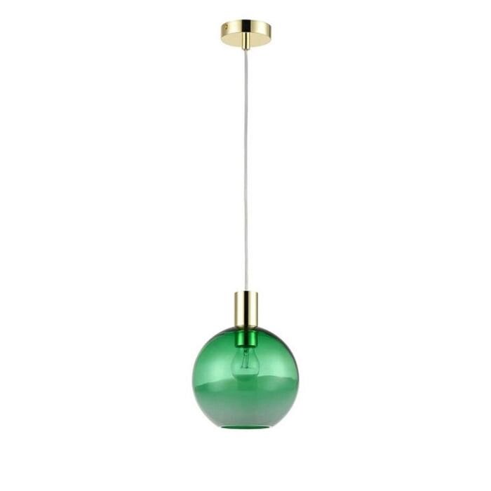 Светильник Unicum, 1x60Вт E27, цвет зеленый от компании Интернет-гипермаркет «MALL24» - фото 1