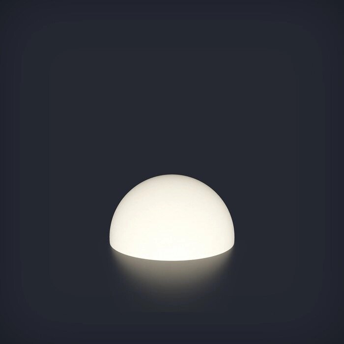 Светодиодная фигура светящаяся полусфера "Como", 30 см, 240В, IP65, БЕЛЫЙ от компании Интернет-гипермаркет «MALL24» - фото 1