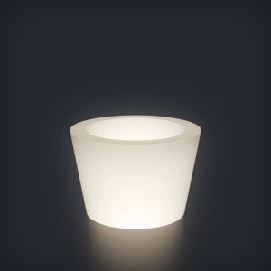 Светодиодная фигура светящееся кашпо "Cone mini", 60x108 см, 240В, IP65, RGB