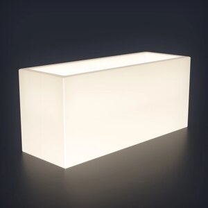 Светодиодная фигура светящееся кашпо "Horizont L", 45x56 см, 240В, IP65, БЕЛЫЙ