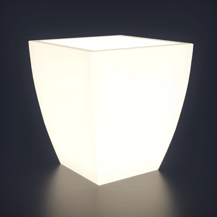 Светодиодная фигура светящееся кашпо "Linea L", 72x136 см, 240В, IP65, БЕЛЫЙ от компании Интернет-гипермаркет «MALL24» - фото 1