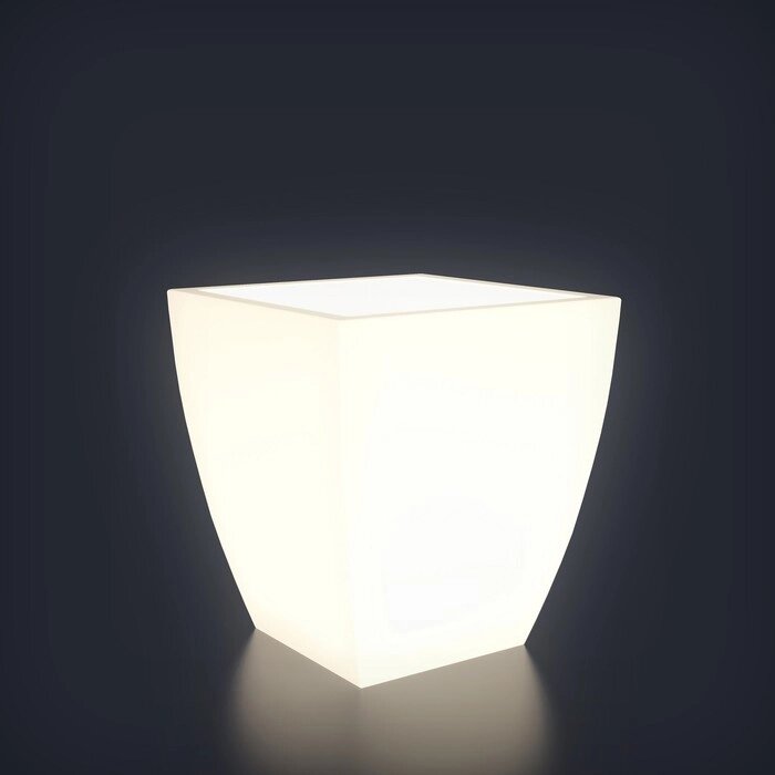 Светодиодная фигура светящееся кашпо "Linea S", 52x76 см, 240В, IP65, RGB от компании Интернет-гипермаркет «MALL24» - фото 1