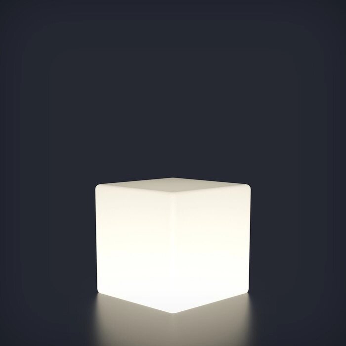 Светодиодная фигура светящийся куб "Piazza", 30 см, 240В, IP65, БЕЛЫЙ от компании Интернет-гипермаркет «MALL24» - фото 1