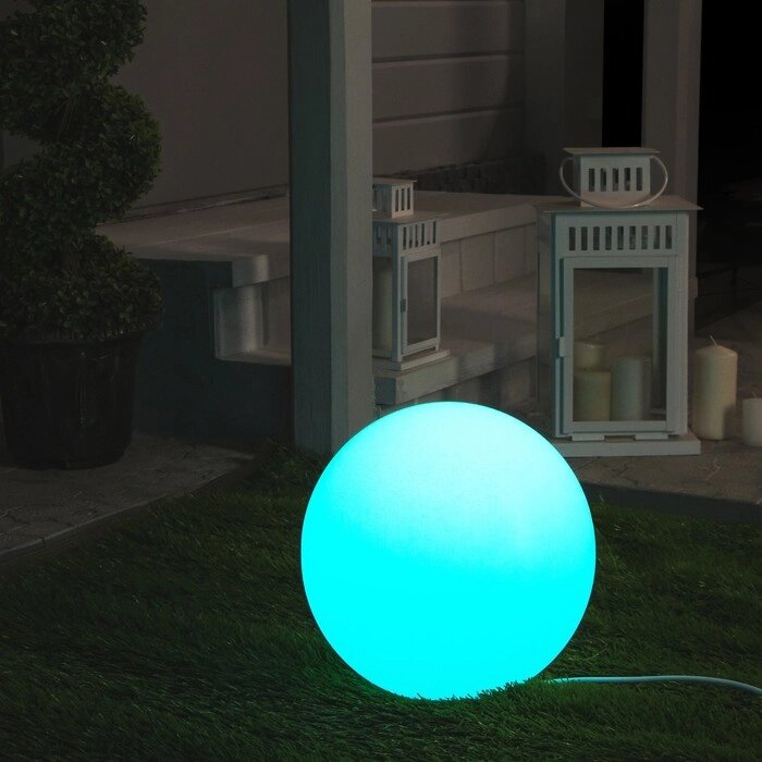 Светодиодная фигура светящийся шар "Minge", 100 см, 240В, IP65, RGB от компании Интернет-гипермаркет «MALL24» - фото 1