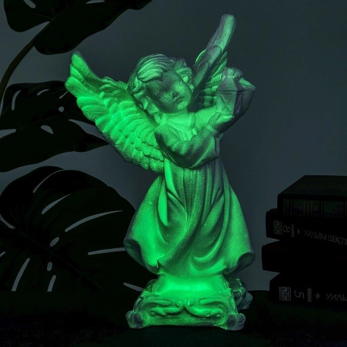 Светящаяся фигура "Ангел с фонарем" 23х14х38см от компании Интернет-гипермаркет «MALL24» - фото 1