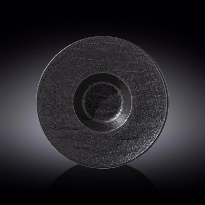Тарелка глубокая, цвет черный сланец, 27 см, 250 мл от компании Интернет-гипермаркет «MALL24» - фото 1