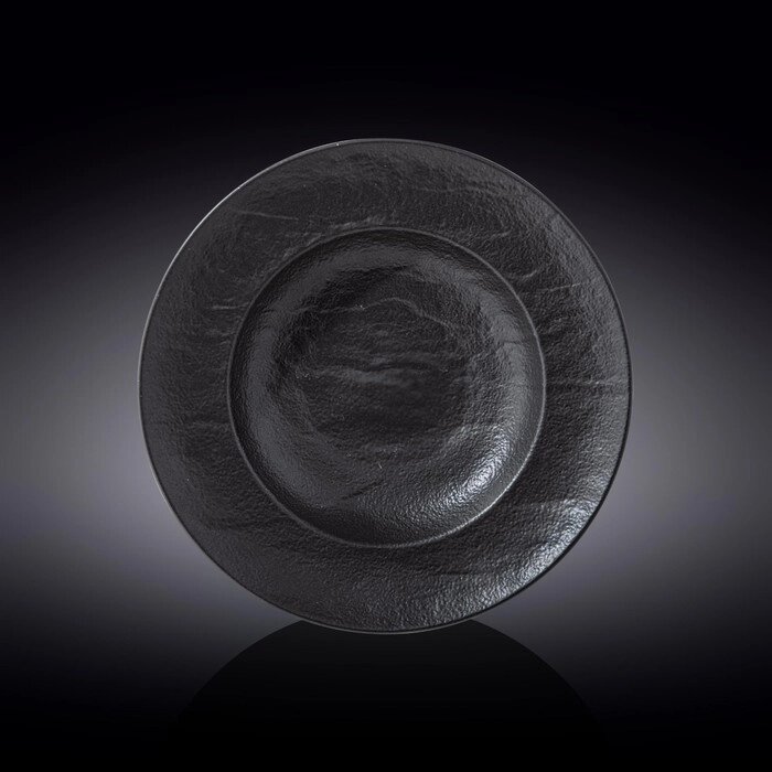 Тарелка глубокая, цвет черный сланец, d=28.5 см, 500 мл от компании Интернет-гипермаркет «MALL24» - фото 1