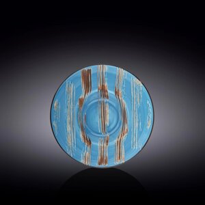 Тарелка глубокая Scratch, цвет голубой, d=20 см, 800 мл