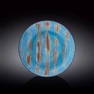 Тарелка глубокая Scratch, цвет голубой, d=25.5 см, 350 мл