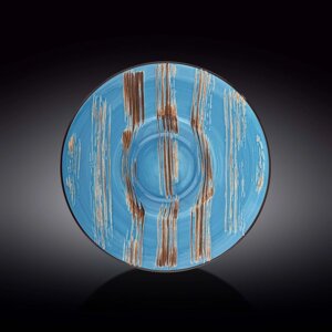 Тарелка глубокая Scratch, цвет голубой, d=27 см, 250 мл