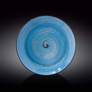 Тарелка глубокая Spiral, цвет голубой, d=28.5 см, 500 мл