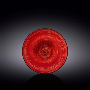 Тарелка глубокая Spiral, цвет красный, d=20 см, 800 мл