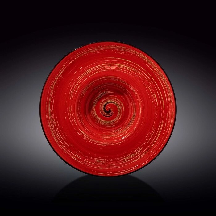Тарелка глубокая Spiral, цвет красный, d=27 см, 250 мл от компании Интернет-гипермаркет «MALL24» - фото 1