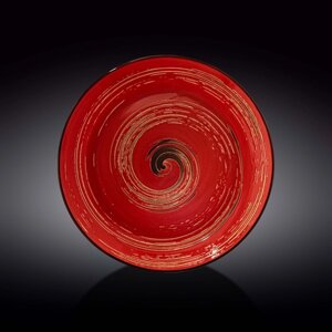 Тарелка глубокая Spiral, цвет красный, d=28.5 см, 500 мл