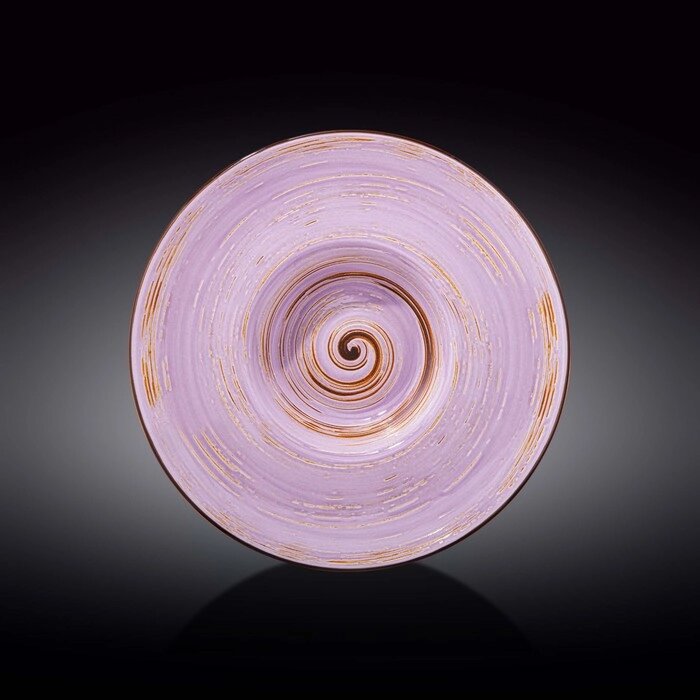 Тарелка глубокая Spiral, цвет лавандовый, d=27 см, 250 мл от компании Интернет-гипермаркет «MALL24» - фото 1