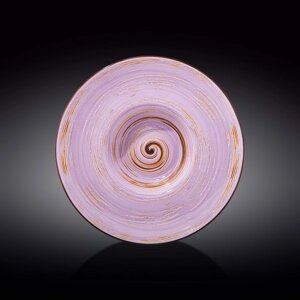 Тарелка глубокая Spiral, цвет лавандовый, d=27 см, 250 мл