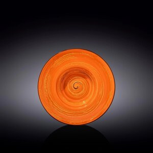 Тарелка глубокая Spiral, цвет оранжевый, d=20 см, 800 мл