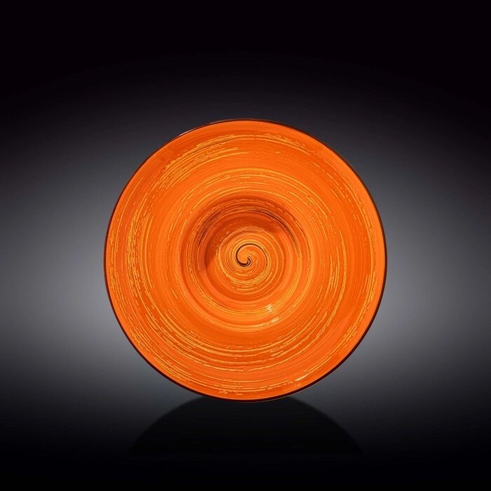 Тарелка глубокая Spiral, цвет оранжевый, d=24 см, 200 мл от компании Интернет-гипермаркет «MALL24» - фото 1