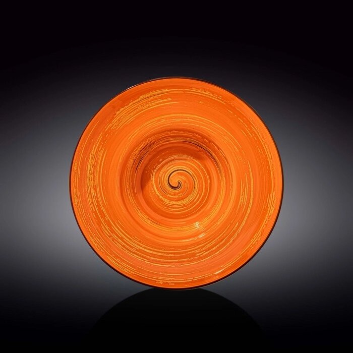 Тарелка глубокая Spiral, цвет оранжевый, d=25.5 см, 1.5 л от компании Интернет-гипермаркет «MALL24» - фото 1