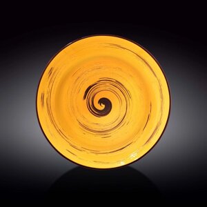 Тарелка глубокая Spiral, цвет жёлтый, d=28.5 см, 500 мл