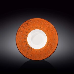 Тарелка глубокая Splach, цвет оранжевый, d=24 см, 200 мл