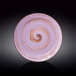 Тарелка круглая Spiral, цвет лавандовый, d=28 см