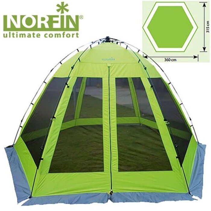 Тент-шатер автоматический Norfin LUND NF летний от компании Интернет-гипермаркет «MALL24» - фото 1